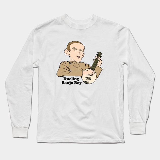 DELIVERANCE BANJO BOY FAN ART!! Long Sleeve T-Shirt by cartoonistguy